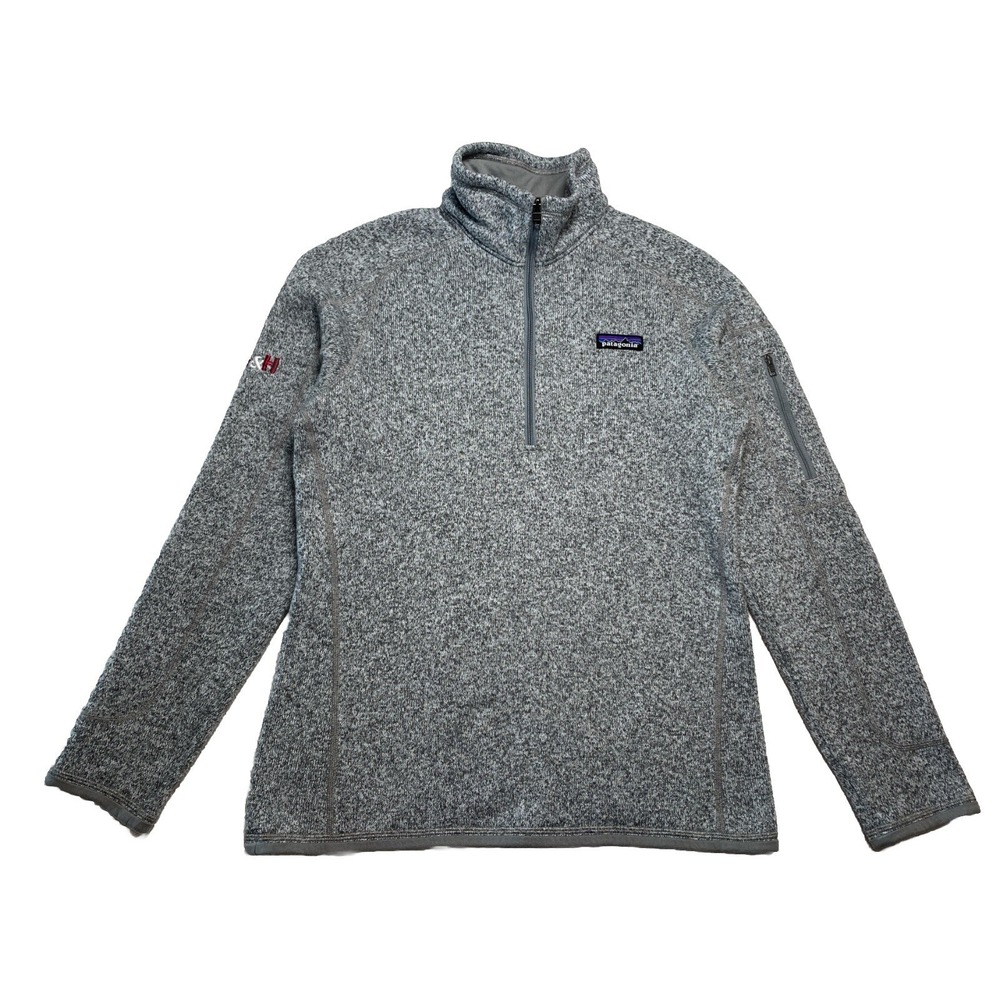 Patagonia Women's Medium Better Sweater 1/4‎ Zip Fleece Jacket (Company Logo)